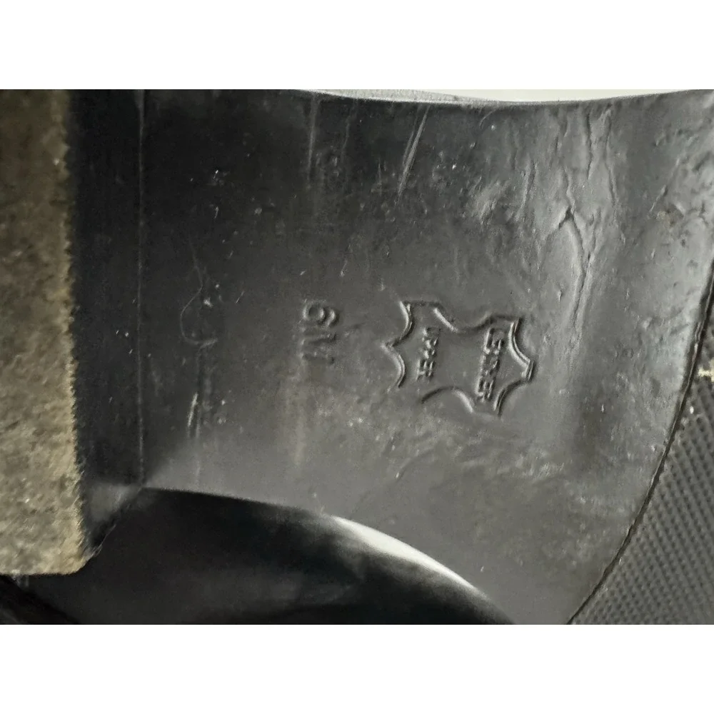 Tory Burch Blaire Size 6 M‎ Leather Womens Riding Boots Black
